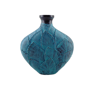 Vente chaude Métal Décoratif Fleur Vase Vert Patine Pot Pour Bureau Décoration De Table À La Main en Vrac - Product Image 1