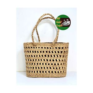 HANDWOVEN NATURAL SEAGRASS STRAW BAG <b>BEACH</b> TOTE VIETNAM FASHION <b>ACCESSORY</b> WHOLESALE - Product Image 1