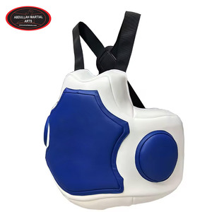 ABDULLAH MARTIAL ARTS-Protector de pecho con logotipo personalizado, resistente al desgaste, almohadilla para el vientre de boxeo más gruesa, tarifa al por mayor - Product Image 5