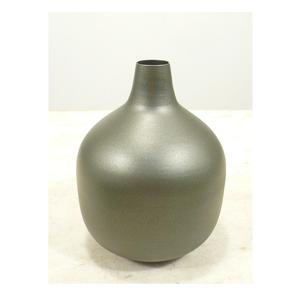 Florero martillado de oro negro de metal para decoración del hogar - Product Image 2