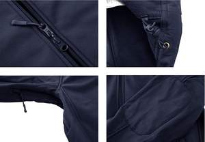 Offre Spéciale hommes hiver extérieur ODM veste imperméable et respirant léger en nylon Softshell avec capuche en gros - Product Image 6