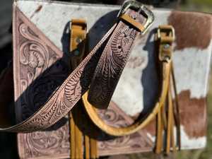 Bolso Tote de cuero con herramientas occidentales de calidad superior, bolso de hombro Unisex occidental, bolso de mujer con cierre de cremallera a precio mayorista - Product Image 3