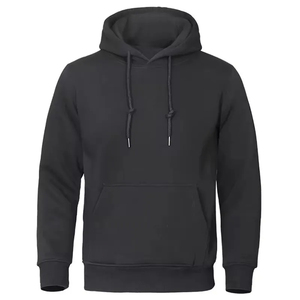 Sudaderas con capucha unisex personalizadas de fabricante, con pedrería, de corte holgado y corto, 300 g/m², 100% algodón polar, para invierno, de peso pesado, con acabado digital y efecto desgastado ácido - Product Image 3