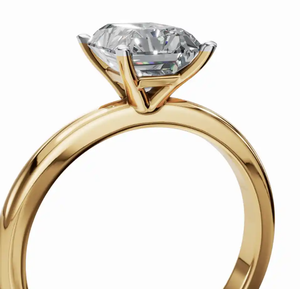 Anillo de Diamantes de Diseño Personalizado, Oro Multitono de 18kt, 14kt, 9kt, Selección de Oro Amarillo, Rosa y Blanco, Joyería de Piedras Naturales de Alta Calidad - Product Image 3