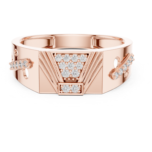 Elegant Fancy Round Diamond <b>Ring</b> <b>for</b> <b>Men</b> IGI Certified Lab Grown <b>Stone</b> Wholesale Retail and Custom Jewelry Orders - Product Image 3