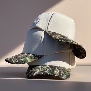 Casquettes de baseball camouflage à deux tons de haute qualité personnalisées ODM, usine de chapeaux VN, camouflage arbre réel, logo personnalisé, casquettes de sport, gorras - Product Image 6