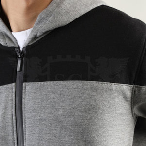 Chándales de calidad superior de tamaño personalizado 100% de algodón para hombre Pantalones cortos de jogging con capucha de talla grande con etiqueta privada - Product Image 6