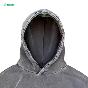 Sudadera con Capucha de Alta Calidad Behram International, 500gsm, Tejido French Terry, Hombros Caídos, para Mujer, 100% Algodón - Product Image 2