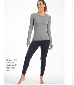 Camisa de Manga Larga para Mujer, Algodón y Poliéster, Camisa de la Mejor Calidad en Varios Colores para Adultos - Product Image 5