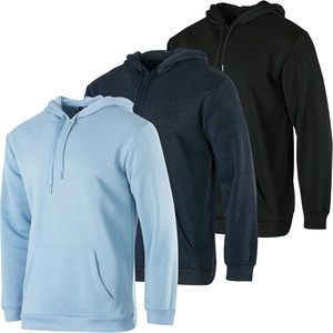 Sudadera con capucha de gran tamaño para hombre, ropa de calle ajustada con lavado ácido de algodón 100%, Sudadera con capucha de invierno con patrón sólido superior personalizado - Product Image 1