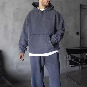 Conjunto de Chándal Personalizado con Estampado Lavado, Sudadera con Capucha y Pantalones Deportivos, 600 GSM, Conjunto de Chándal para Hombre de 2 Piezas, Process Impex - Product Image 4