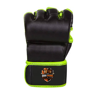 Guantes de MMA de Cuero Premium para Kickboxing y Entrenamiento con Palma Reforzada y Soporte para Muñeca, Diseño Ligero Unisex - Product Image 2