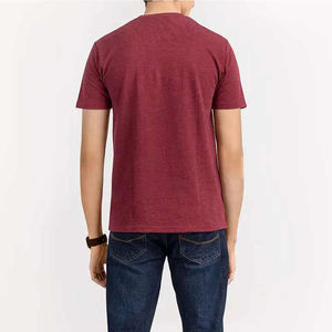 Camiseta de Alta Calidad de Marca 100% Algodón de Punto Grueso para Hombre - Sostenible y Transpirable de Manga Corta Informal - Product Image 2