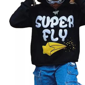 เสื้อมีฮู้ดแขนยาวสำหรับผู้ชาย, สินค้ามาใหม่เสื้อมีฮู้ดปักลาย3D สีพื้นสำหรับปกพิมพ์ลายพัฟ - Product Image 6