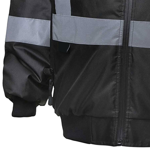 Hi Vis ANSI Clase 1 Ropa de trabajo de invierno Chaquetas DE SEGURIDAD reflectantes con logotipo personalizado Impermeable y transpirable Ligero para hombres - Product Image 4