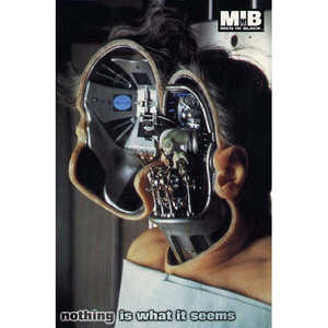 Póster de Anime: Personajes Icónicos de Men in Black en una Tarjeta Postal - Product Image 1