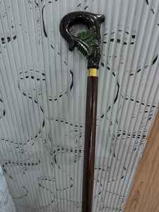 Bastón de Madera Tallado a Mano de Moda para Hombres y Mujeres, Diseño de Imitación Antigua, Patrón Sólido, Regalo para Senderismo - TAQI CRAFT - Product Image 2