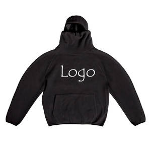 OEM personalizable polar básico algodón mezclado Casual Oversize felpa Sherpa pulóver invierno hombres antiarrugas transpirable sudaderas con capucha - Product Image 4