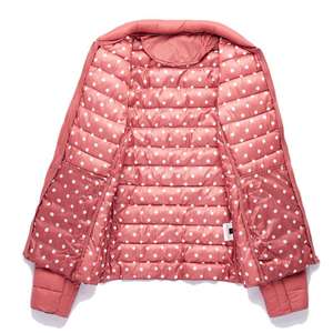 Veste bomber pour femme personnalisée, légère, à manches longues, entièrement zippée, résistante à l'eau, col montant, longueur standard, nylon et laine, pour l'hiver - Product Image 4