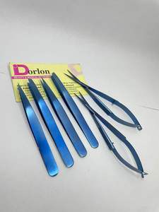 Pince à sourcils pince à épiler cosmétique Plasma bleu vente en gros ensemble de ciseaux en acier inoxydable - Product Image 3