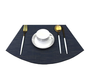 Faux Leather Easy to Clean Plate <b>Mat</b> Resistant Heat Waterproof Placemats <b>Round</b> Dinning <b>Table</b> <b>Mats</b> Durable Quality - Product Image 3