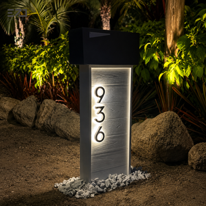 Números <span class=keywords><strong>de</strong></span> Casa Modernos con Retroiluminación LED EZD, Acero Inoxidable 304, Impermeables, Letrero <span class=keywords><strong>de</strong></span> Dirección Personalizado <span class=keywords><strong>para</strong></span> Decoración <span class=keywords><strong>de</strong></span> Puerta <span class=keywords><strong>de</strong></span> Casa o Villa - Product Image 6