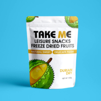Sachets refermables personnalisés en PE pour aliments pour bébés, chewing-gums, snacks et fruits lyophilisés