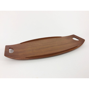 Bandeja de Servicio de Madera de Teca de Diseño Vintage al por Mayor con Asas, Plato Decorativo de Estilo Moderno, Bandeja para Servir Alimentos a Precio de Fábrica - Product Image 1