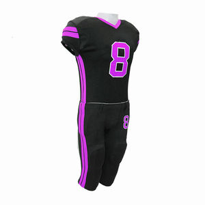 Ensembles d'uniformes de football américain à logo personnalisé respirant de grande taille séchage rapide antibactérien vêtements de sport bas quantité minimale de commande confortable imprimé - Product Image 3