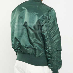 Solid Color Full Zipper Men Bomber <b>Jacket</b> Premium Quality <b>Light</b> <b>Weight</b> Bomber Winter <b>Jacket</b> For Men - Product Image 3