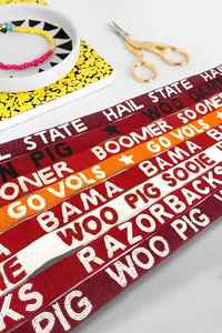 สายกระเป๋าปักลูกปัดหลากสี ขายส่ง สายกระเป๋าลูกปัดเม็ดเล็ก สำหรับกระเป๋าถือ สายกระเป๋าลูกปัดสั่งทำพิเศษ - Product Image 3