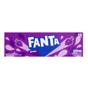 Fanta US Grape Soda authentique, 12x355ml, canettes, saveur raisin américaine importée, sans caféine, boisson gazeuse, vente en gros, approvisionnement en vrac - Product Image 4