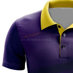 Polo sublimation personnalisé en usine Polo de golf pour hommes vêtements de sport d'équipe en polyester à séchage rapide polos avec logo personnalisé - Product Image 3