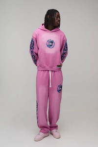 Ensemble de sweats à capuche pour hommes, en coton épais 100 %, design simple, personnalisable, pour la gym et le fitness, à manches longues et chauds, vente en gros - Product Image 4