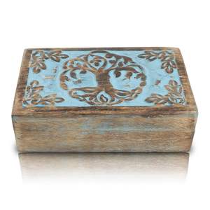 Caja de Madera Personalizada con Diseño del Árbol de la Vida |   Diseño de Color y Grabado |   Precio Directo de Fábrica - Product Image 2