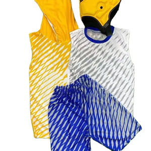 Venta al por mayor de fábrica personalizado 7v7 uniformes de fútbol kit 7v7 uniformes de fútbol sin mangas uniforme de fútbol - Product Image 5