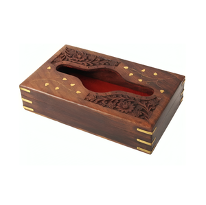 Porte-mouchoir décoratif en canne tissé à la main pour salon, bureau et chambre à coucher avec finition naturelle rustique et qualité de construction durable - Product Image 5