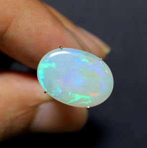 โอปอลธรรมชาติจากออสเตรเลียทรงรี 4 กะรัต คุณภาพสูง งานแฮนด์เมด - Product Image 3
