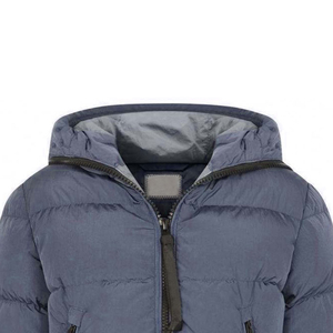 Chaqueta acolchada transpirable de secado rápido personalizable para hombre, resistente al viento y duradera con cuello levantado - Product Image 3