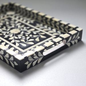 Bois et acrylique de taille personnalisée avec incrustation d'artisanat en résine osseuse prix d'usine - Product Image 4