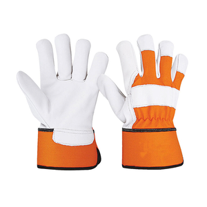 Guantes de aparejo canadienses de cuero 2024 con guantes antideslizantes a prueba de fuego con características de calor con guantes de construcción de Pakistán - Product Image 1
