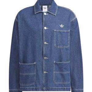 2025-6 New Spring Autumn Denim <b>Jacket</b> Coat for unisex Casual Button with customization. - Product Image 1