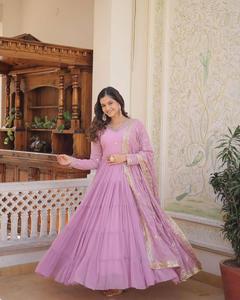 ปาร์ตี้นักออกแบบใหม่สวมชุดพิมพ์ลายดิจิตอลแฟนซีสวยงามพร้อมเดรสผ้าดิบัตต้าคุณภาพสูงชุดเดรสผ้าพรีเมี่ยม - Product Image 4