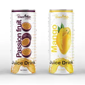 Canned Health Mango Gauva Abacaxi Juice bebida com polpa sem polpa Suco De Fruta OEM Não De Concentrado Beverage Fabricante