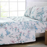Set Sprei Kasur Organik Mewah Berbahan Katun Polyester Cetak untuk Penggunaan di Rumah |   Sarung Bantal Datar yang Dapat Disesuaikan |   Perlengkapan Tempat Tidur OEKO-TEX
