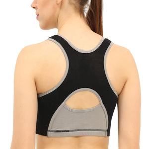 Sujetador Deportivo Sin Costuras para Mujer, Logotipo Personalizado, Ecológico, Tejido de Nailon Sin Costuras, Color Sólido, para Fitness - Product Image 3