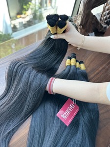 Extensions de cheveux en vrac couleur naturelle pour le blanchiment 100% pur brut non transformé vierge brut cheveux humains vietnamiens - Product Image 4