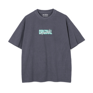เสื้อยืดคอตตอนแท้ 100% แบรนด์ Original Asli ทรงหลวมไหล่ตก ลายเรียบ ดีไซน์โอเวอร์ไซส์ ผ้าเจอร์ซีย์ น้ำหนัก 240 กรัม พิมพ์ลายด้วยเทคนิคซิลค์สกรีน - Product Image 5
