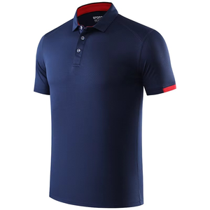 Polo d'été à séchage rapide avec logo imprimé sur mesure Maillots de golf individuels Groupe personnalisé Logo brodé personnalisé Polo Tees Top - Product Image 1
