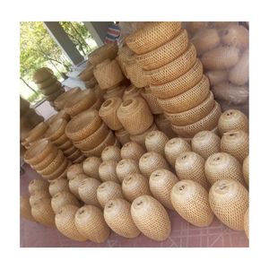 Lámpara de bambú tradicional de diseño personalizado, lámpara de techo de bambú hecha en Vietnam con buen precio para la exportación - Product Image 4